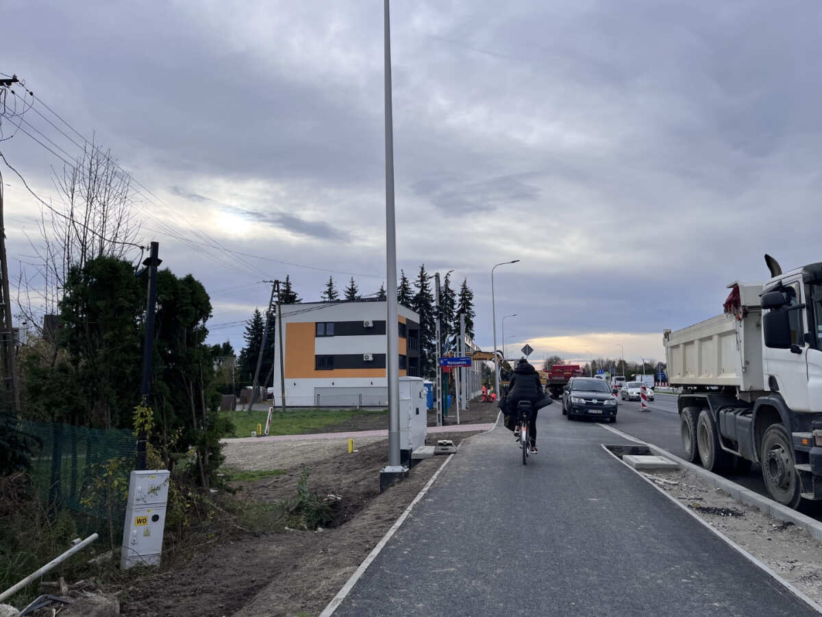 Przebudowa ul. Warszawskiej w Rzeszowie [listopad 2023]